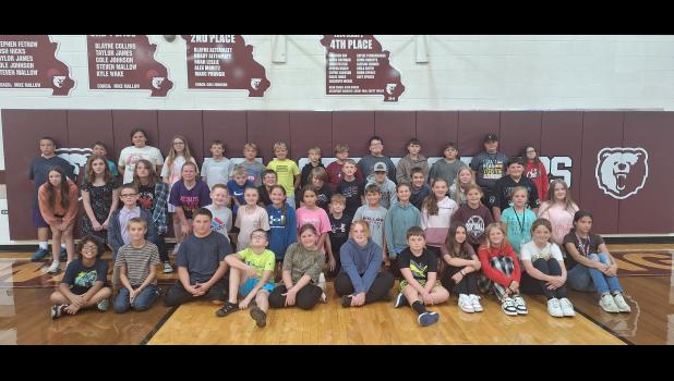 Sixth Grade Science, Advanced and Proficient Scorers First row left to right: Anakin Hurley, Dakotah Warren, Kellan Messex, Oscar Schuette, Maddison Ward, Almajean Widner, James Turnbull, Graycie Tackitt, Ryleigh Romine, Ceila Green and Janelee Tetrick Second row: Joshua Thornton, Jaxon Orchard Elliott, Desley Barton, Annie Bryan, Anastasia Gerasimov, Zayden Hober, Colton Collins, Emilee Ellis, Quincy Foster, Haevyn Johnson, Savannah Tomisin-Toot and Lillian Mullins Third row: Faith Smith, Karmin Bullock, Abigail Maggard, Kennedy Kester, Caleb Cook, Kane Bennett, Talin Brenn, Oliver Mckinney, Hunter Seaburg, Ben Lowrie, Emmie Lemon and Riley Wheeler Fourth row: Keaghan Messex, Justice Coonts, Addison Collins, Isabelle Callahan, Connor Collins, Oleg Gantyuk, Jackson Hilton, Andrey Gerasimov, Mikey Gittings, Dalton Combs, Jordan Hunter, Hunter Belt, Brennan Dye and Peyton Irons Howell County News/ Amanda Mendez