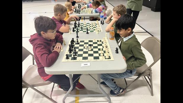 Students compete at the chess tournament held Saturday, Nov. 22 in Salem, Mo. photo provided