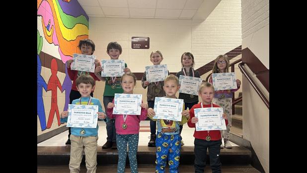 Kindergarten - Xander Velarde, Madilyn Dancer, Johnny Stark, Abel Smith, Andrew Sims, Roy Clinton, Charlie Johnson, Tymber Kargel and Madi Hileman. Not pictured is Zeyanna Hord. photo provided