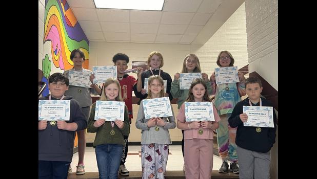 Fourth Grade - Riley Wheeler, Emmie Lemon, Ryleigh Romine, Aria Bittick, Shannon Cox, JaneLee Tetrick, Darrius Sexton-McLaurin, AlmaJean Widner, Lily Mullins and Izzy Callahan. photo provided
