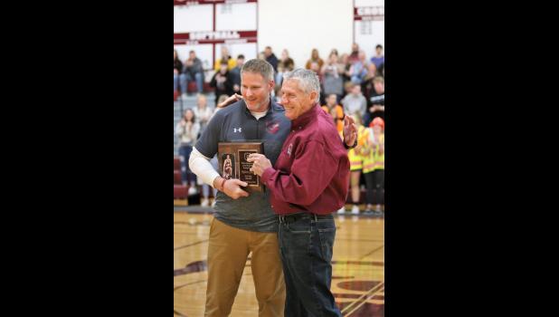 22 years after graduation, Robert James (class of 2000) was honored as the All-time Career Scoring Leader in the history of Bears basketball. courtesy photo/ Shawana Cox