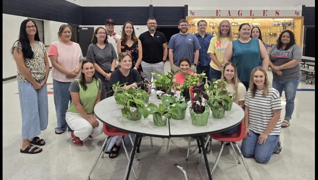 Pictured in the photo: Back row, left to right: Ashley Caldwell, Hope Berry, Kendra Barbrow, TJ Rolen, Krista Campbell, Braden Shockley, Braden Marriott, Rob Davis, Rachel Wiggs, Myrtle Pruitt, Alecia Duckett and Heather Grandstaff. Front row, left to right: Lindsey Henderson, Andrea Taylor-Farris, Kendra Voyles, Tori Healy and Mackenzie Anderson. photo provided