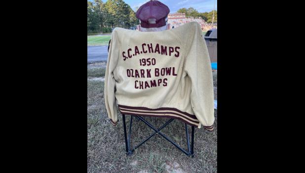Bill Flood's vintage WSHS letter jacket.