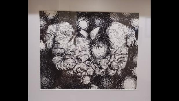 "Summer Lights," a pen and ink entry by August Earls, was the Grand Prize winner the Second Annual Ozark Artery Art Show Competition at the Yellow House in West Plains. photo provided