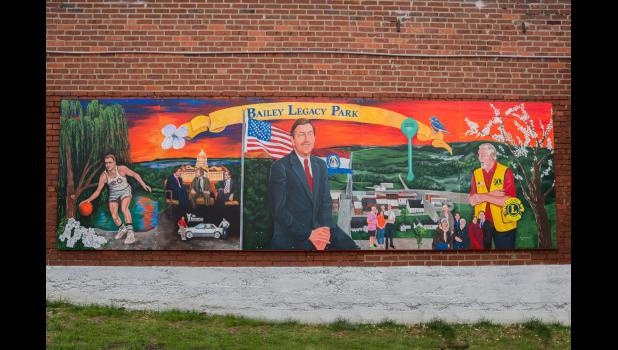 The Bailey Legacy Park mural, a tribute to the well-lived life of Wendell Bailey. courtesy of Tammy Schulz Art