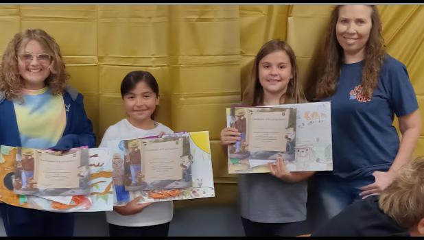 Winners from the Birch Tree Elementary are, left to right: Catalina Garza-fiftth grade, Raylah Schincke-third grade, and Brilee Dillard-fifth grade. photo provided