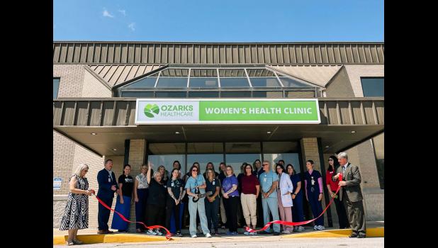Ozarks Healthcare celebrated a new chapter in women’s healthcare Thursday with a ribbon-cutting ceremony for its newly relocated Ozarks Healthcare Women’s Health Clinic, held in partnership with the West Plains Chamber of Commerce. photo provided