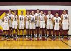 2020 Mansfield Tournament Champions, left to right: Cody Ward, Justin Chaney, Owen Duddridge, Gabe Colvin, Brayden Henry, Avery Stolba, Thomas Chaney, Gavin McGinnis, Scottie Osborn, Ben Clarkston, and Martin Leija.  courtesy photo/ Shawana Cox
